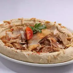 Hummus with Chicken Shawarma